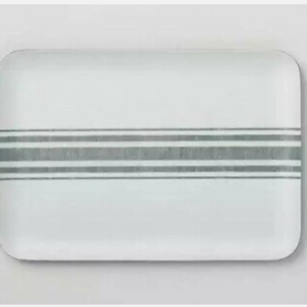 Hearth & Hand Variegated Center Striped Melamine Serve Tray